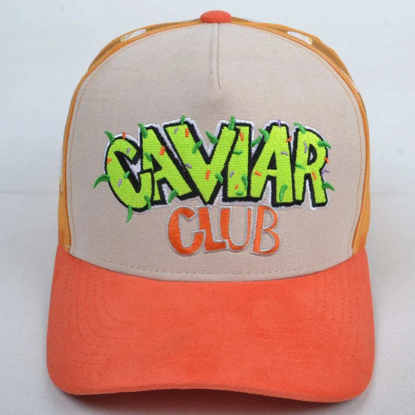 Caviar Club™ Cloud |Trucker Hat - Orange Sherbert Edition